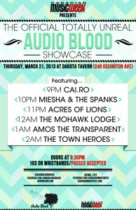 Audio Blood Showcase @ CMW 2013